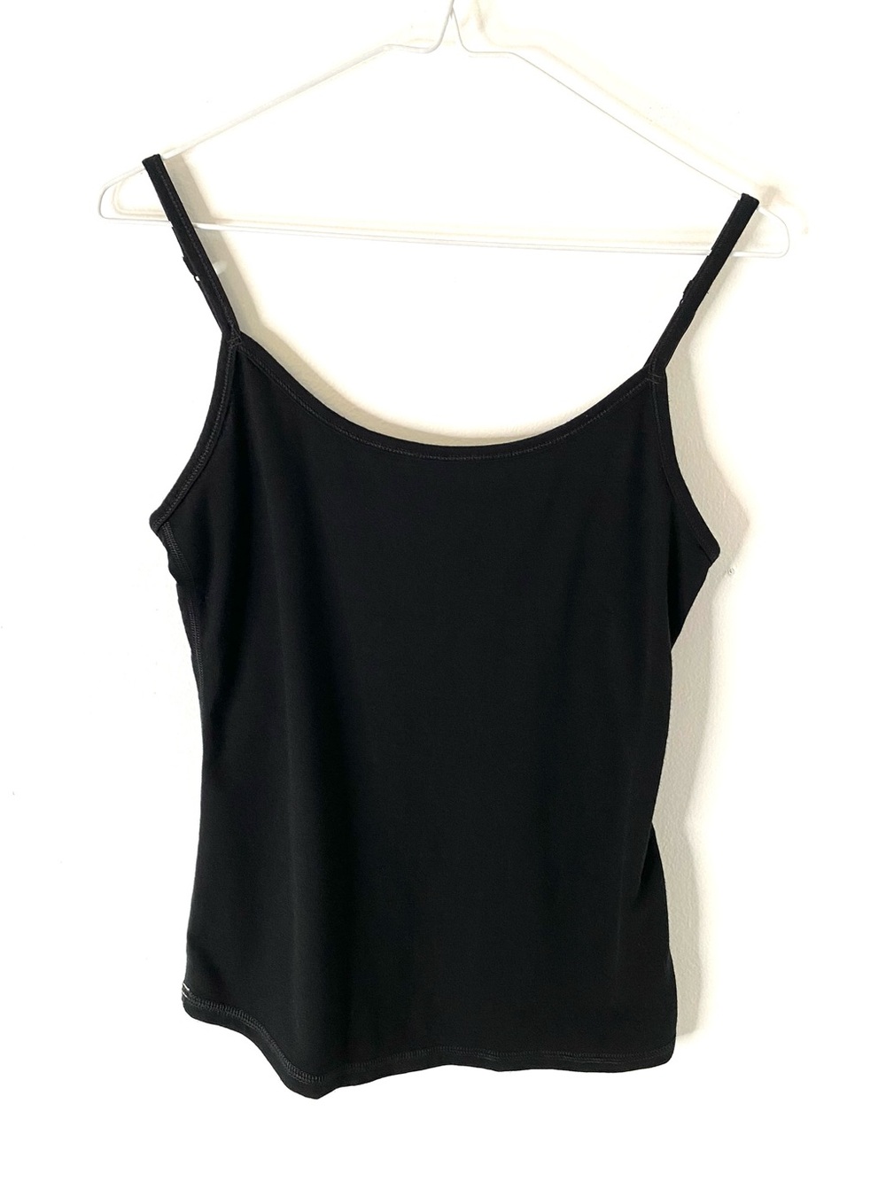 Smartwool Merino Wool Black Tank Top Adjustable Bra Strap Detail